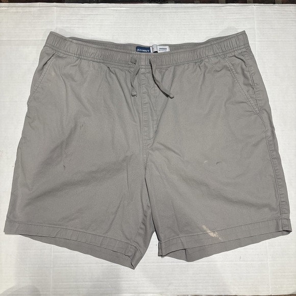 Old Navy Other - Old Navy Men's Jogger Shorts XL Gray Elastic Waist Drawstring Casual Used